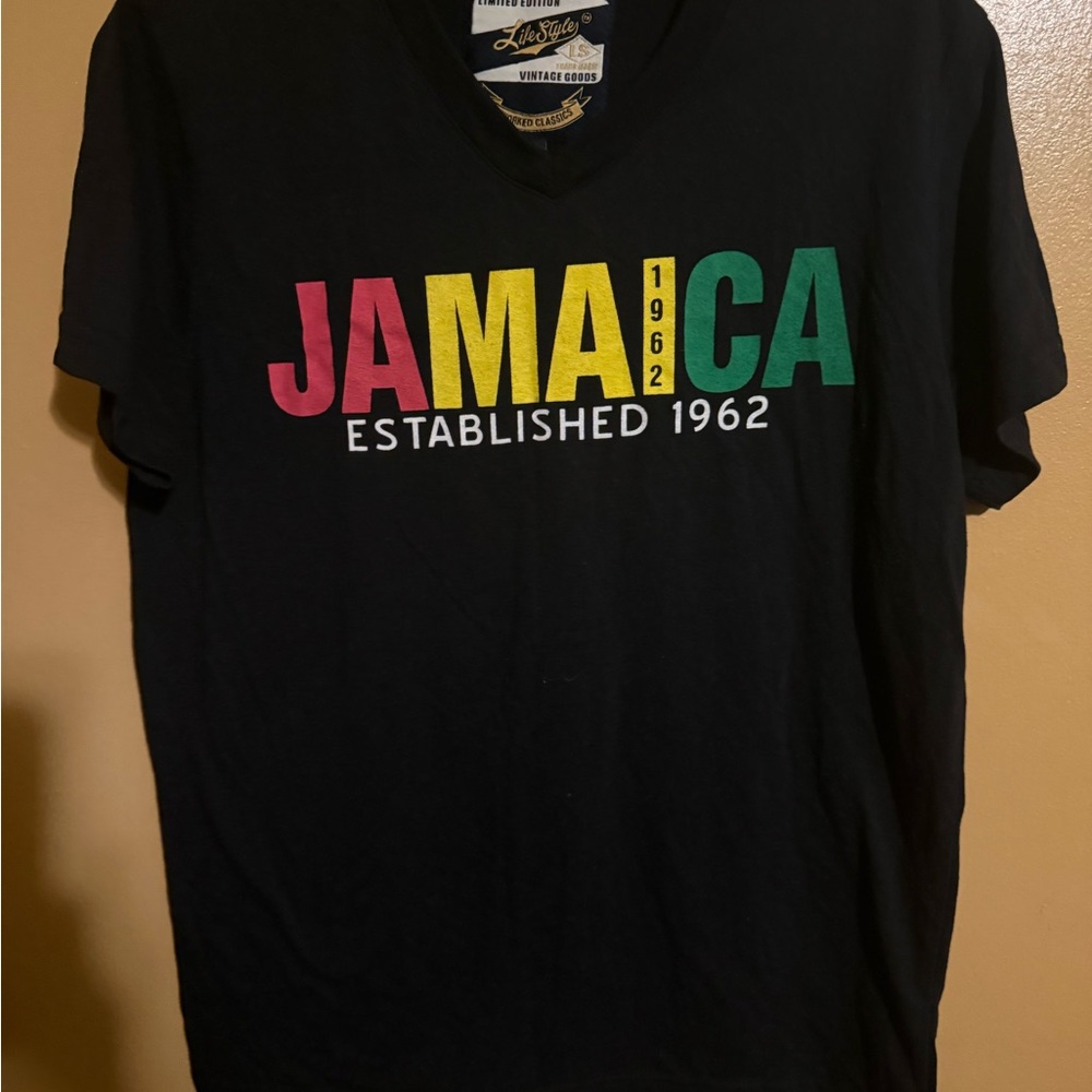 Alstyle Black Jamaica 1962 Tee medium